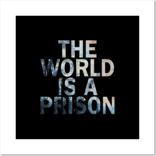 The World is a Prison (Aftening) Posters and Art